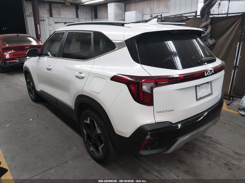 2024 Kia Seltos VIN KNDER2AA2R7565966 IAAI salvage auction — LEFT FRONT, Salvage Title, sold $6,900 on 2026-08-01 (photo 3)