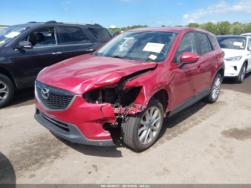 2015 Mazda Cx-5 VIN JM3KE4DY9F0515404 IAAI salvage auction — LEFT FRONT, Salvage (Ohio), sold $2,950 on 2026-07-14 (photo 2)