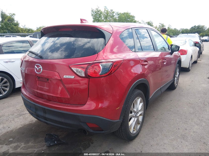 2015 Mazda Cx-5 VIN JM3KE4DY9F0515404 IAAI salvage auction — LEFT FRONT, Salvage (Ohio), sold $2,950 on 2026-07-14 (photo 4)