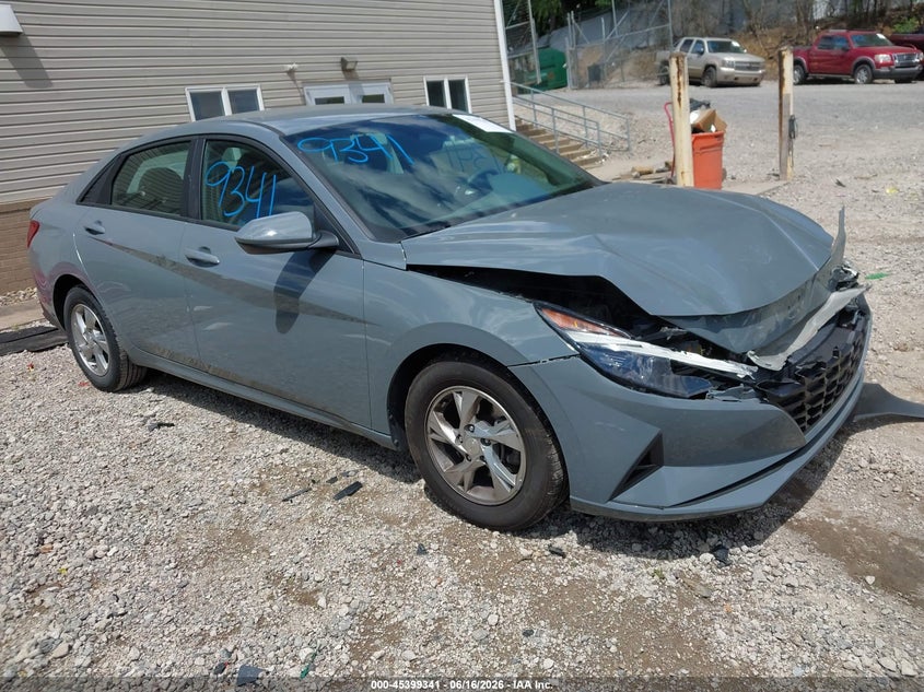 2023 Hyundai Elantra VIN KMHLL4AG9PU437145 IAAI salvage auction — FRONT END, Salvage (Pennsylvania), sold $3,800 on 2026-07-14 (photo 1)