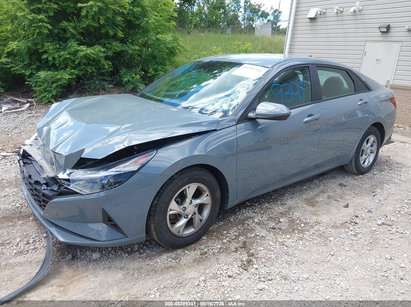 2023 Hyundai Elantra VIN KMHLL4AG9PU437145 IAAI salvage auction — FRONT END, Salvage (Pennsylvania), sold $3,800 on 2026-07-14 (photo 2)