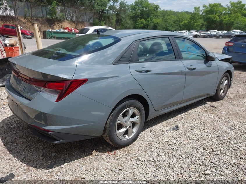 2023 Hyundai Elantra VIN KMHLL4AG9PU437145 IAAI salvage auction — FRONT END, Salvage (Pennsylvania), sold $3,800 on 2026-07-14 (photo 4)