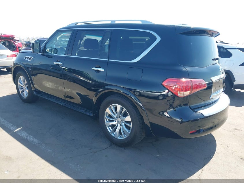 2017 Infiniti Qx80 VIN JN8AZ2NE8H9157121 IAAI salvage auction — RIGHT FRONT, Salvage (Arizona), sold $5,450 on 2026-07-14 (photo 3)