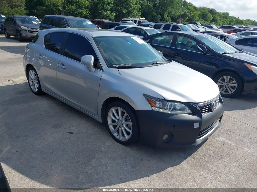 2012 Lexus Ct VIN JTHKD5BH6C2115044 IAAI salvage auction — NORMAL WEAR, Original (Texas), sold $2,950 on 2026-07-20 (photo 1)
