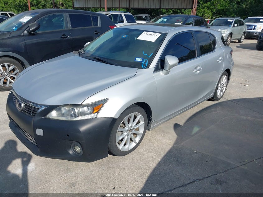 2012 Lexus Ct VIN JTHKD5BH6C2115044 IAAI salvage auction — NORMAL WEAR, Original (Texas), sold $2,950 on 2026-07-20 (photo 2)