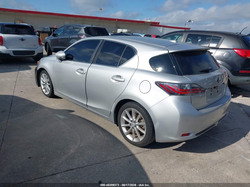 2012 Lexus Ct VIN JTHKD5BH6C2115044 IAAI salvage auction — NORMAL WEAR, Original (Texas), sold $2,950 on 2026-07-20 (photo 3)