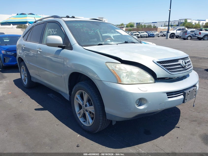 2007 Lexus Rx 400h VIN JTJHW31U772039586 IAAI salvage auction — LEFT SIDE, Salvage Certificate (California), sold $1,050 on 2026-07-10 (photo 1)