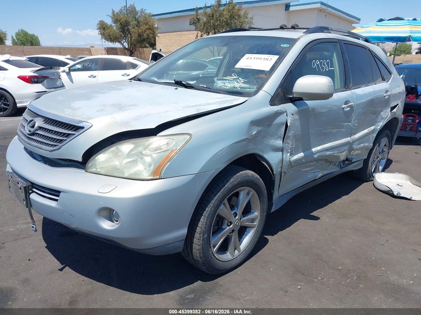 2007 Lexus Rx 400h VIN JTJHW31U772039586 IAAI salvage auction — LEFT SIDE, Salvage Certificate (California), sold $1,050 on 2026-07-10 (photo 2)