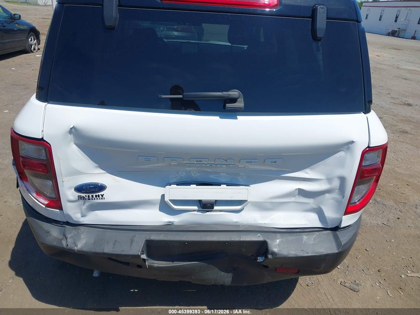 2024 Ford Bronco sport VIN 3FMCR9C64RRE82682 IAAI salvage auction — REAR END, Salvage Title, sold $10,575 on 2026-07-28 (photo 6)