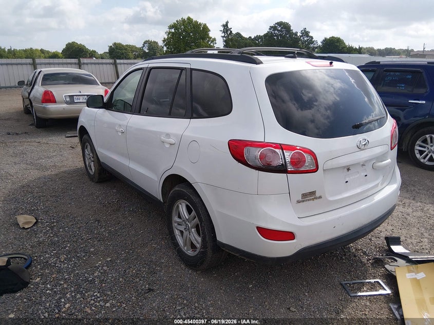 2012 Hyundai Santa fe VIN 5XYZG3AB7CG118324 IAAI salvage auction — NORMAL WEAR, Clear (Louisiana), sold $400 on 2026-07-29 (photo 3)