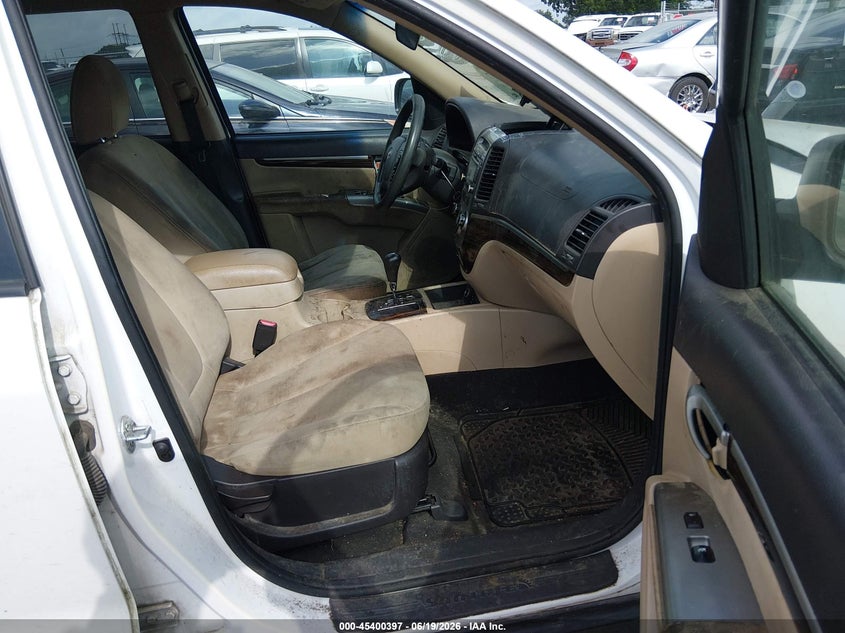 2012 Hyundai Santa fe VIN 5XYZG3AB7CG118324 IAAI salvage auction — NORMAL WEAR, Clear (Louisiana), sold $400 on 2026-07-29 (photo 5)