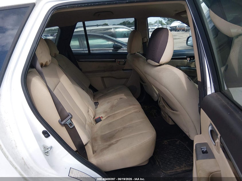 2012 Hyundai Santa fe VIN 5XYZG3AB7CG118324 IAAI salvage auction — NORMAL WEAR, Clear (Louisiana), sold $400 on 2026-07-29 (photo 8)