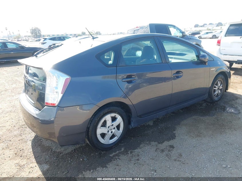 2011 Toyota Prius VIN JTDKN3DUXB0251300 IAAI salvage auction — NORMAL WEAR, Clear - Dealer Only (California), sold $1,550 on 2026-07-20 (photo 4)