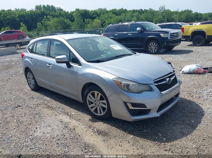 2016 Subaru Impreza VIN JF1GPAB62G8226768 IAAI salvage auction — LEFT FRONT, Salvage (Ohio), sold $975 on 2026-07-29 (photo 1)