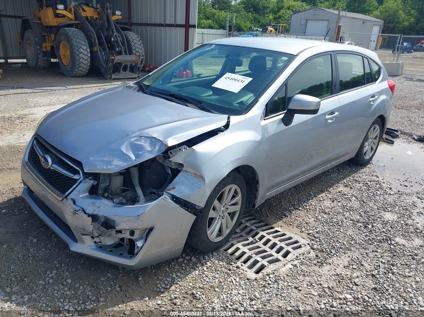 2016 Subaru Impreza VIN JF1GPAB62G8226768 IAAI salvage auction — LEFT FRONT, Salvage (Ohio), sold $975 on 2026-07-29 (photo 2)