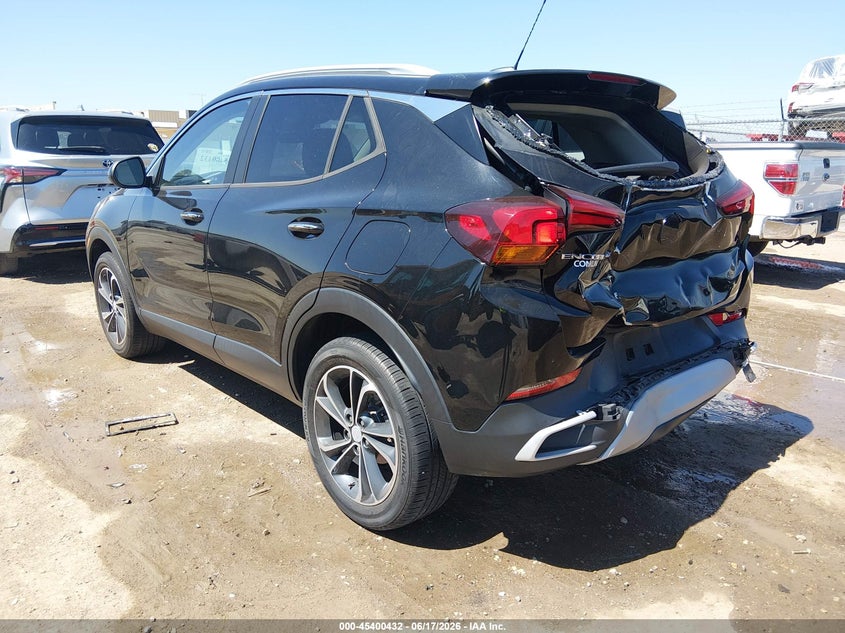2021 Buick Encore gx VIN KL4MMDS22MB068901 IAAI salvage auction — REAR END, Salvage (Kansas), sold $3,350 on 2026-08-01 (photo 3)