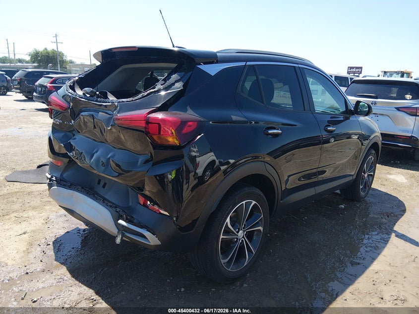 2021 Buick Encore gx VIN KL4MMDS22MB068901 IAAI salvage auction — REAR END, Salvage (Kansas), sold $3,350 on 2026-08-01 (photo 4)