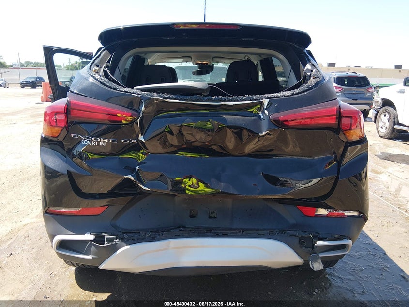 2021 Buick Encore gx VIN KL4MMDS22MB068901 IAAI salvage auction — REAR END, Salvage (Kansas), sold $3,350 on 2026-08-01 (photo 6)