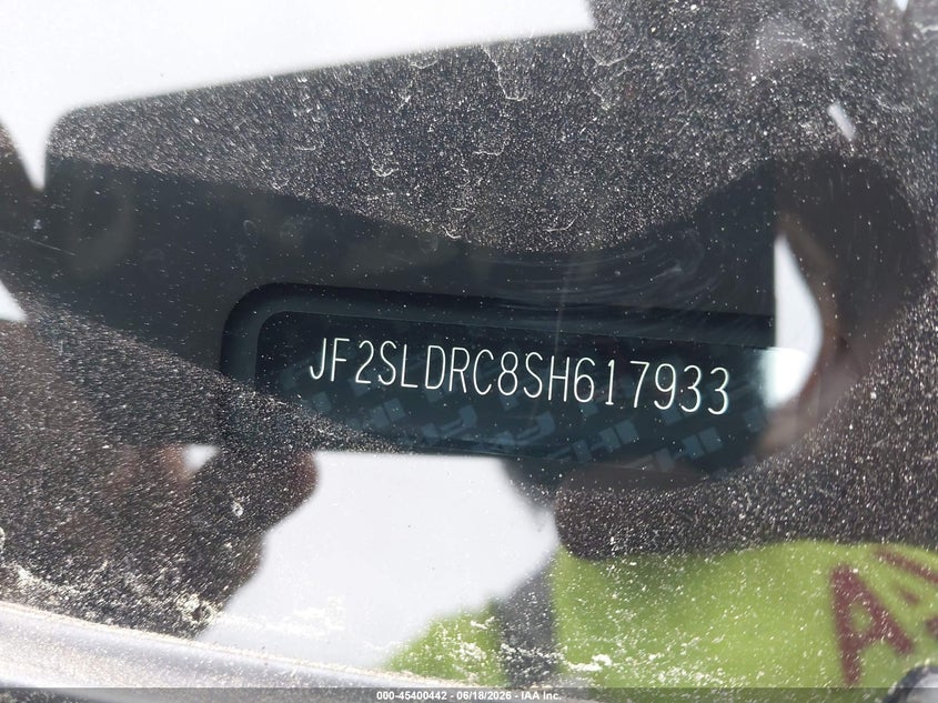 2025 Subaru Forester VIN JF2SLDRC8SH617933 IAAI salvage auction — REAR END, Salvage (Massachusetts), sold $9,400 on 2026-07-09 (photo 8)