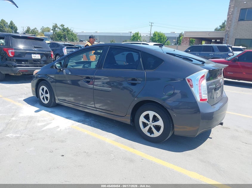 2013 Toyota Prius VIN JTDKN3DU4D1639670 IAAI salvage auction — SIDE, Salvage (California), sold $2,750 on 2026-07-08 (photo 3)
