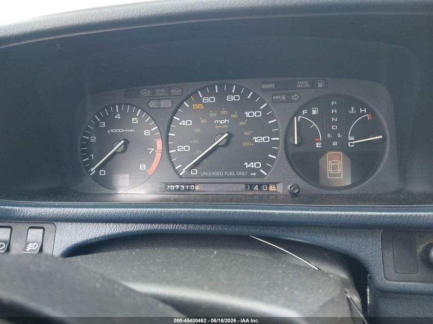 1991 Honda Prelude VIN JHMBA4231MC025853 IAAI salvage auction — FRONT END, Salvage (Idaho), sold $1,225 on 2026-07-08 (photo 7)