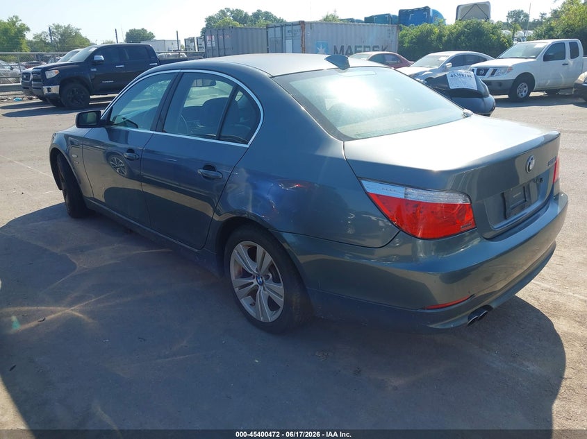2009 BMW 5 series VIN WBANV13529C153993 IAAI salvage auction — NORMAL WEAR, Clear-Dealer Only (North Carolina), sold $275 on 2026-07-13 (photo 3)