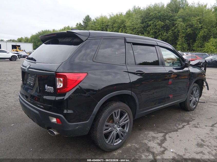 2021 Honda Passport VIN 5FNYF8H56MB032961 IAAI salvage auction — FRONT END, Salvage (Connecticut), sold $3,400 on 2026-07-20 (photo 4)