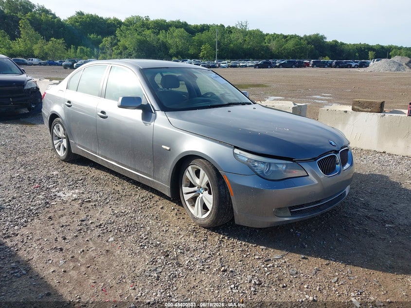 2009 BMW 5er VIN WBANU53529C118851 IAAI salvage auction — LEFT REAR, Salvage (Ohio), sold $1,100 on 2026-07-08 (photo 1)