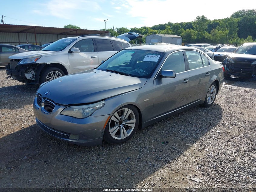 2009 BMW 5er VIN WBANU53529C118851 IAAI salvage auction — LEFT REAR, Salvage (Ohio), sold $1,100 on 2026-07-08 (photo 2)