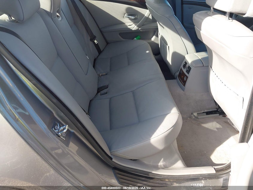 2009 BMW 5er VIN WBANU53529C118851 IAAI salvage auction — LEFT REAR, Salvage (Ohio), sold $1,100 on 2026-07-08 (photo 8)