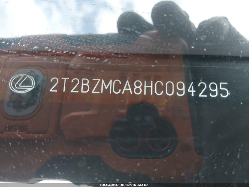 2017 Lexus Rx VIN 2T2BZMCA8HC094295 IAAI salvage auction — SIDE, Salvage (Kansas), sold $8,600 on 2026-07-24 (photo 9)