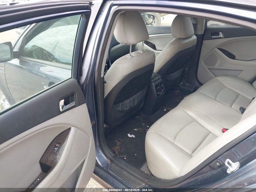2015 Kia Optima VIN 5XXGN4A7XFG409827 IAAI salvage auction — NORMAL WEAR, Clear (Indiana), sold $1,650 on 2026-07-29 (photo 8)