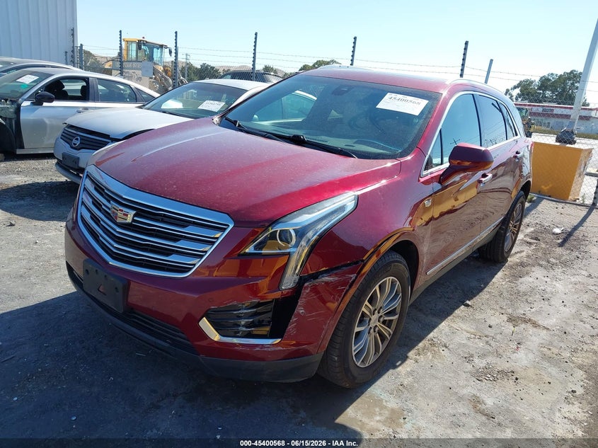 2017 Cadillac Xt5 VIN 1GYKNDRS2HZ123435 IAAI salvage auction — LEFT FRONT, Salvage Title, sold $3,250 on 2026-08-02 (photo 2)