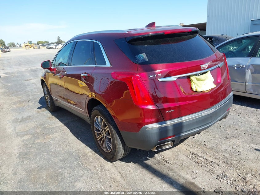 2017 Cadillac Xt5 VIN 1GYKNDRS2HZ123435 IAAI salvage auction — LEFT FRONT, Salvage Title, sold $3,250 on 2026-08-02 (photo 3)