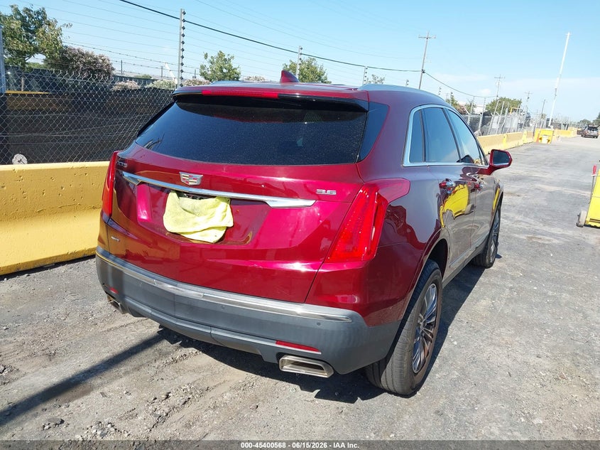 2017 Cadillac Xt5 VIN 1GYKNDRS2HZ123435 IAAI salvage auction — LEFT FRONT, Salvage Title, sold $3,250 on 2026-08-02 (photo 4)