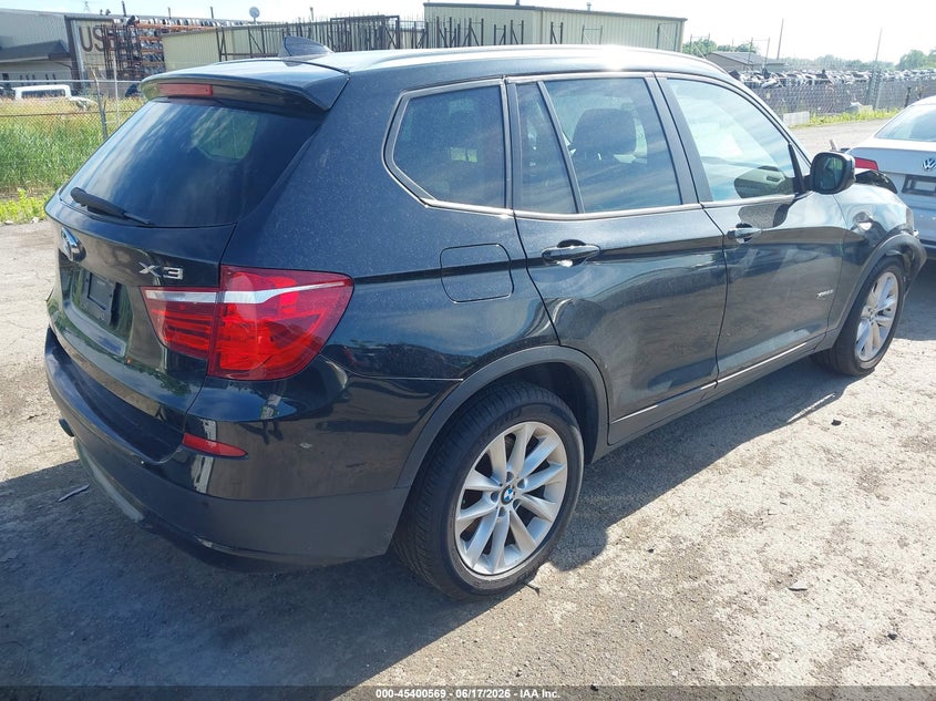 2014 BMW X3 VIN 5UXWX9C56E0D19736 IAAI salvage auction — RIGHT FRONT, Clear (Michigan), sold $2,250 on 2026-07-30 (photo 4)