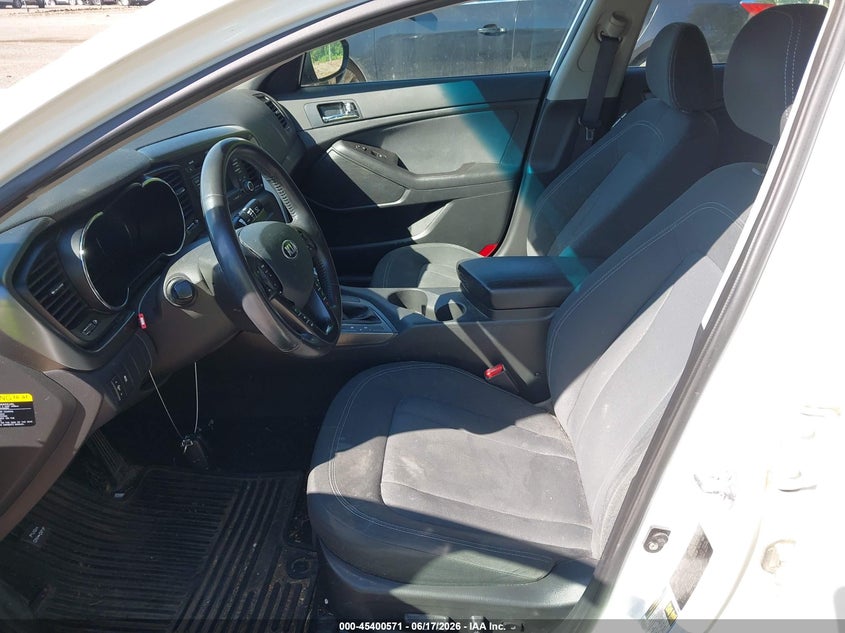 2012 Kia Optima VIN KNAGM4AD1C5027997 IAAI salvage auction — FRONT END, Salvage (Ohio), sold $850 on 2026-07-13 (photo 5)