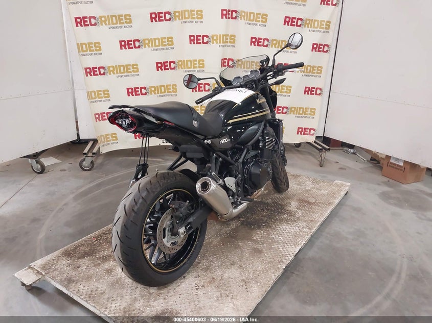 2024 Kawasaki Zr VIN JKAZR2E11RA014338 IAAI salvage auction — REAR END, Salvage Title, sold $2,450 on 2026-07-29 (photo 4)