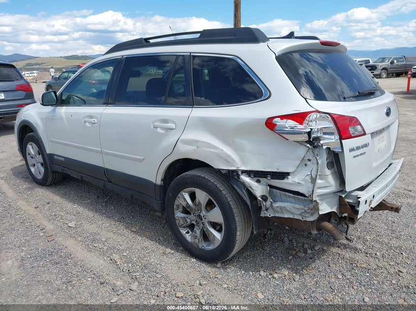 2012 Subaru Outback VIN 4S4BRBLC9C3216735 IAAI salvage auction — REAR END, Salvage (Montana), sold $725 on 2026-07-10 (photo 3)