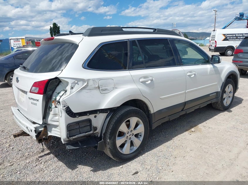 2012 Subaru Outback VIN 4S4BRBLC9C3216735 IAAI salvage auction — REAR END, Salvage (Montana), sold $725 on 2026-07-10 (photo 4)