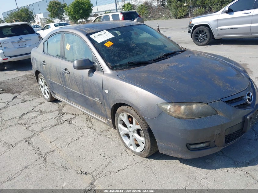 2008 Mazda 3 VIN JM1BK324681860527 IAAI salvage auction — NORMAL WEAR, Clear - Dealer Only (California), sold $325 on 2026-07-20 (photo 1)