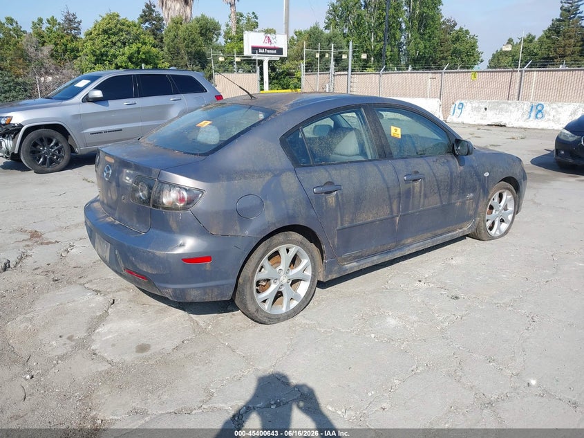2008 Mazda 3 VIN JM1BK324681860527 IAAI salvage auction — NORMAL WEAR, Clear - Dealer Only (California), sold $325 on 2026-07-20 (photo 4)