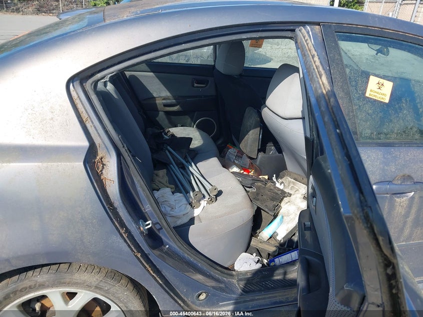 2008 Mazda 3 VIN JM1BK324681860527 IAAI salvage auction — NORMAL WEAR, Clear - Dealer Only (California), sold $325 on 2026-07-20 (photo 8)