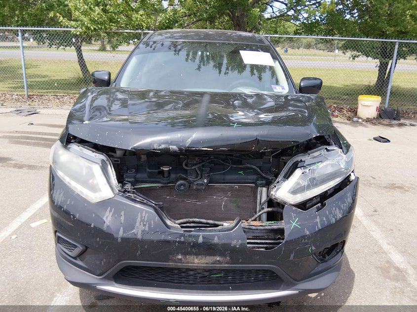 2016 Nissan Rogue VIN KNMAT2MVXGP696641 IAAI salvage auction — FRONT END, Salvage (New Jersey), sold $50 on 2026-07-27 (photo 6)