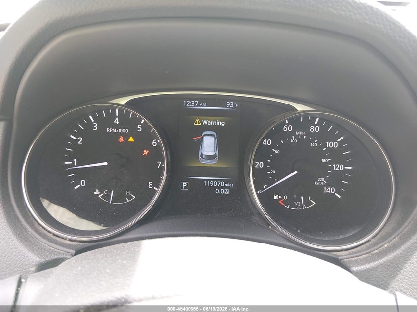 2016 Nissan Rogue VIN KNMAT2MVXGP696641 IAAI salvage auction — FRONT END, Salvage (New Jersey), sold $50 on 2026-07-27 (photo 7)