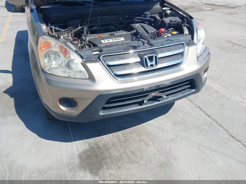 2005 Honda Cr-v VIN JHLRD78945C013124 IAAI salvage auction — NORMAL WEAR, Clear - Dealer Only (California), sold $725 on 2026-07-27 (photo 6)