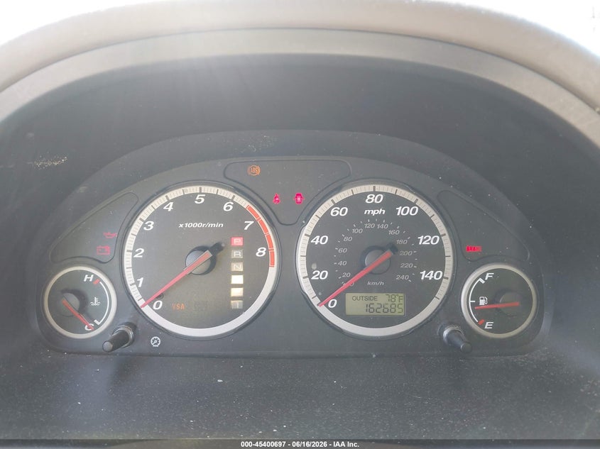 2005 Honda Cr-v VIN JHLRD78945C013124 IAAI salvage auction — NORMAL WEAR, Clear - Dealer Only (California), sold $725 on 2026-07-27 (photo 7)