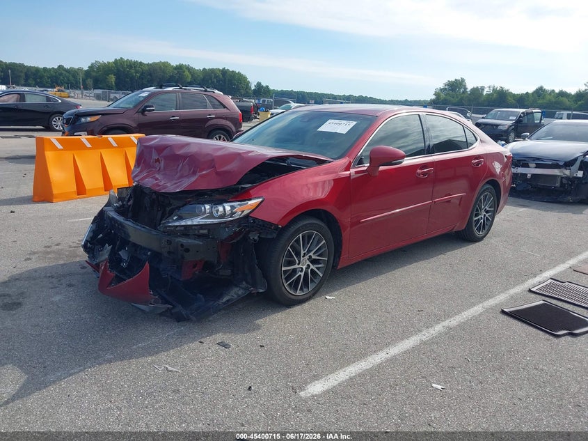 2016 Lexus ES VIN 58ABK1GG5GU015676 IAAI salvage auction — FRONT END, Clear (Indiana), sold $3,800 on 2026-07-18 (photo 2)
