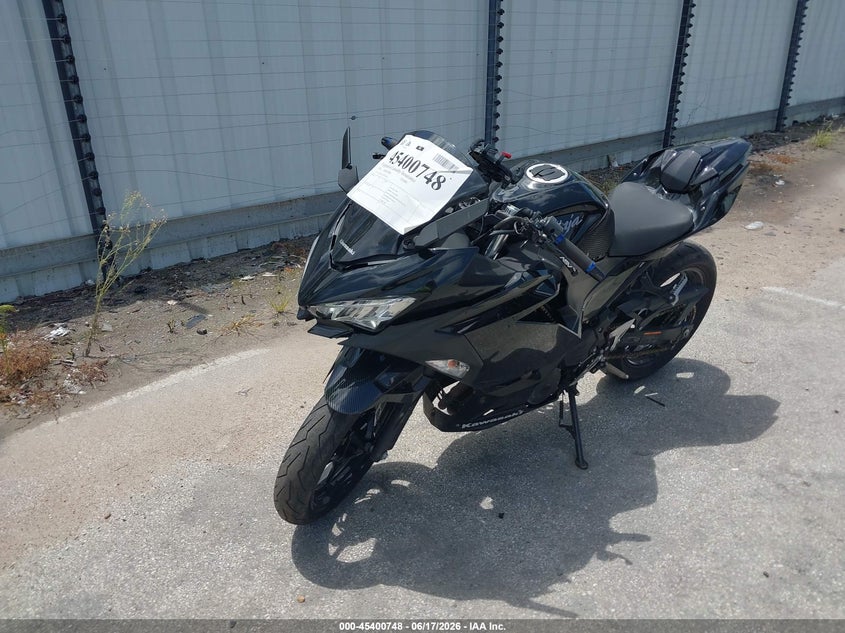 2018 Kawasaki Ex VIN JKAEXKG10JDA04598 IAAI salvage auction — FRONT END, Original (Texas), sold $2,250 on 2026-07-07 (photo 2)