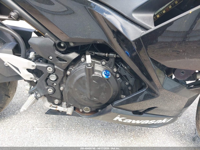 2018 Kawasaki Ex VIN JKAEXKG10JDA04598 IAAI salvage auction — FRONT END, Original (Texas), sold $2,250 on 2026-07-07 (photo 8)